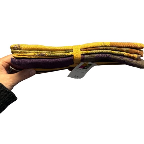 Cedar Crest Yarn Dyed Cotton Woven Jacquard Set Of 4 Napkins Linens-N-Things - Picture 7 of 10